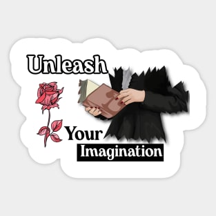 Books Lover | Unleash Your Imagination Sticker